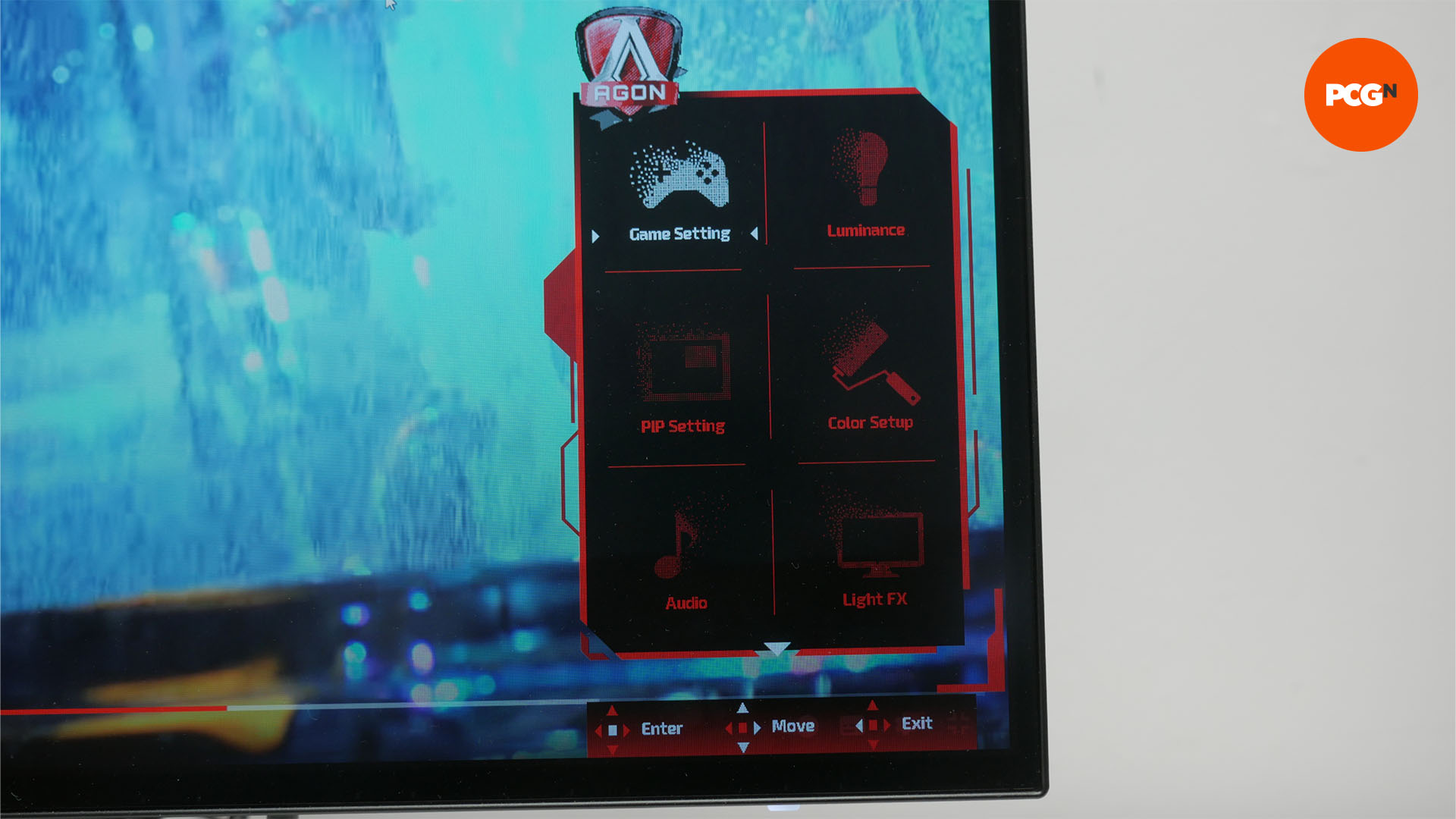 aoc agon pro ag276qzd review 08 osd main menu