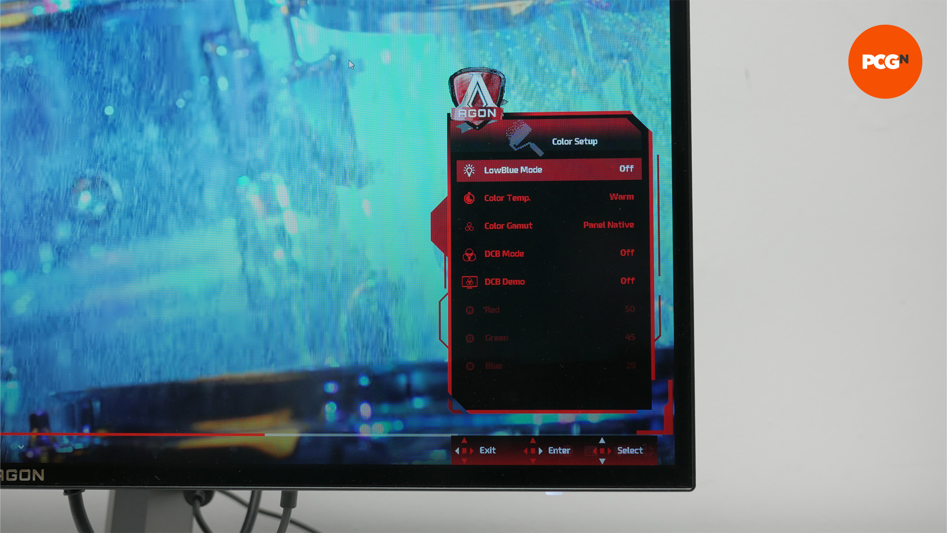 aoc agon pro ag276qzd review 12 osd color setup