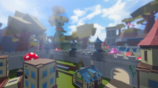 The world of Blox Fruits, one of the best Roblox games