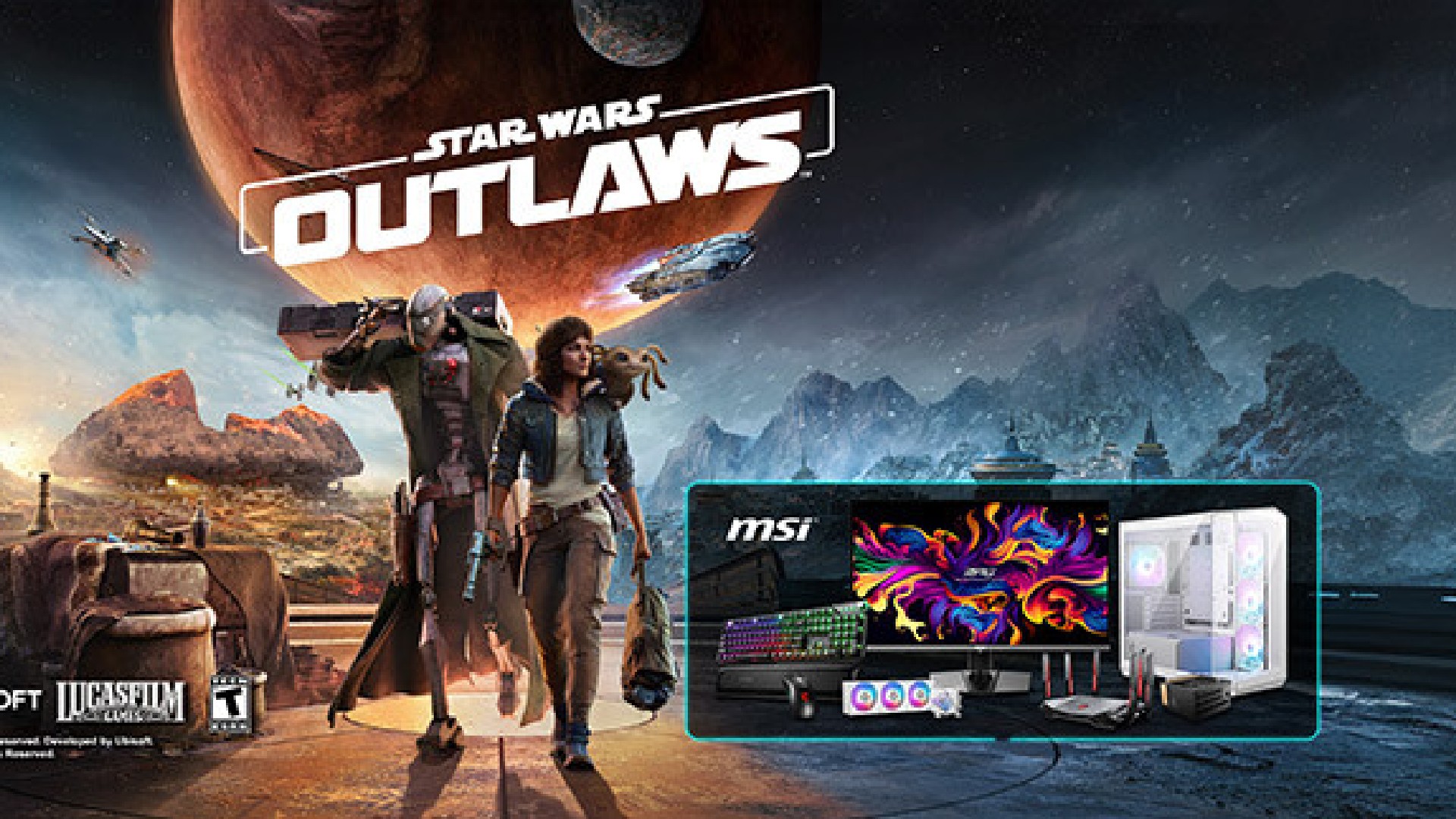 MSI Star Wars Outlaws free game offer products