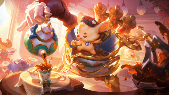 TFT comps meta: Sugarcraft Rumble pouring tea