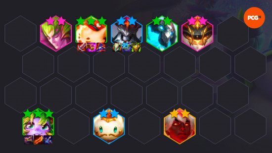 TFT comps: Molten Caramel Rumble board