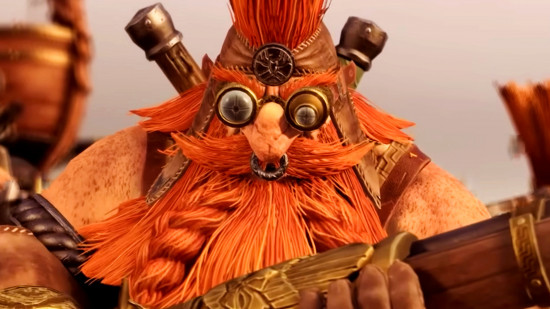 The next Total War Warhammer 3 update gives Dwarfs the thing they need most - A hefty dwarf with a big, ginger beard wearing goggles.